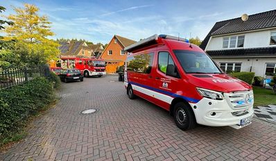 Unklare Rauchentwicklung rief die Einsatzkräfte der Ortsfeuerwehr in einem Wohngebiet in der Kreisstadt auf den Plan. Foto: Feuerwehr Osterholz-Scharmbeck