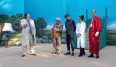 Matthias Ziekesch, Dietrich Sämann, Feix Sommer, Katharina Wollowski und Lennart Baumbach.