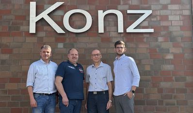 (v. l.) Clemens Kullik, Udo Siemers, Gerd Böttcher und Jan-Levin Kullik.