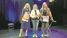 Förderkreis Vorsitzende Dr. Katja Otter, Intendantin Dr. Silvia Stolz und Referentin Lea Schleßelmann freuen sich auf die Talente. Foto: eb