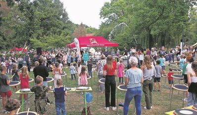 Der Trommel-Workshop „Drumbob“ im letzten Jahr kam bei allen Besucher:innen gut an.