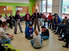 Die Jugendlichen nahmen mit viel Begeisterung an dem Workshop teil.