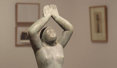 Bernhard Hoetger, Eva auf dem Schwan.