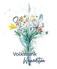 Das Weinetikett der Volksbank.