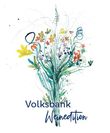 Das Weinetikett der Volksbank.