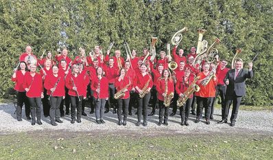 Das Blasorchester wird einen Mix aus neuen und alten Titeln spielen.