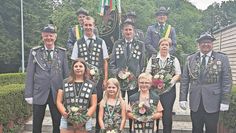 Das Königshaus um König Marcel Wintjen und Königin Ingrid Karin  Virkus-Hoek freut sich auf das Schützenfest.