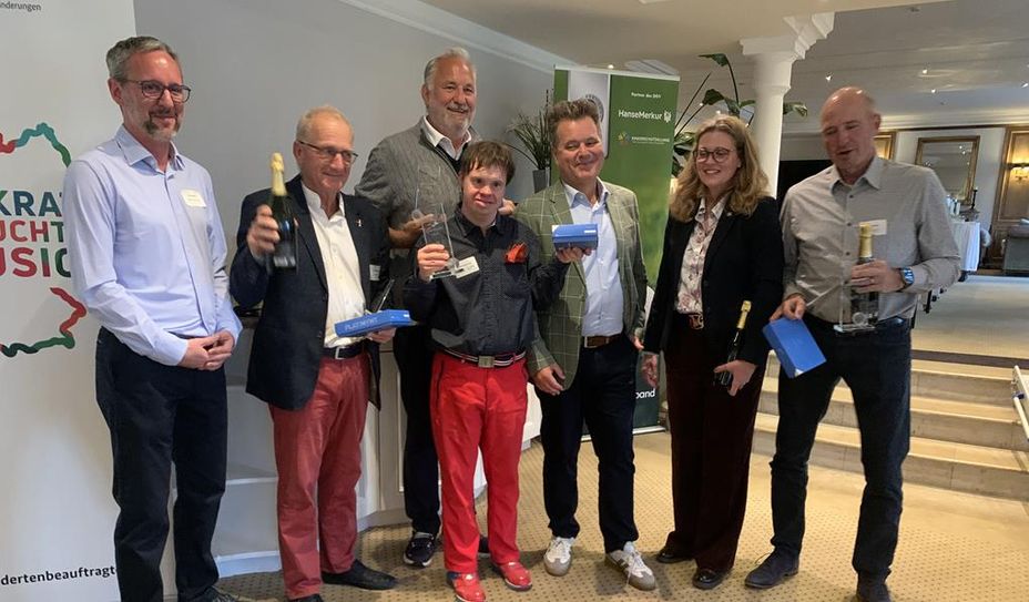 Das Turnier wurde organisiert vom Deutschen Golfverband und dem Deutschen Behindertengolfverband. Für Christophe (Mitte) war es bereits die dritte Einladung zu dem besonderen Sportereignis.