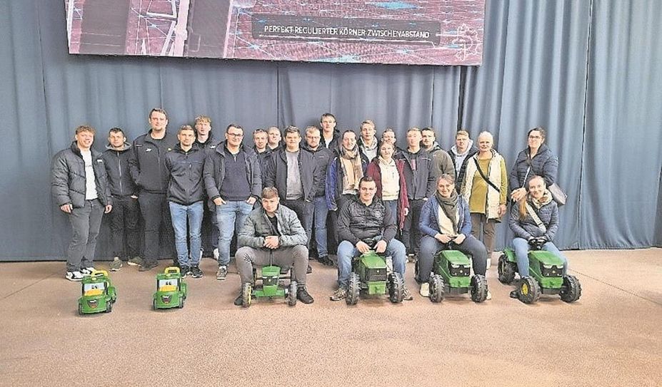 Im John-Deere-Werk konnten große und kleine Trecker bestaunt werden.