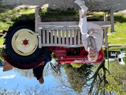 Ulrike Römer vom Lions-Club Worpswede und Sascha Zühlke vom PDCE am Hammestrand