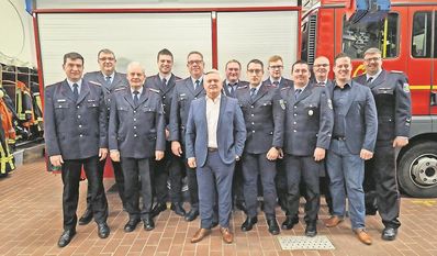 Die Mitglieder der Ortsfeuerwehr freuen sich auf viele weitere Jahre.