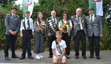Die noch amtierende Königsfamilie freut sich auf ein fröhliches Schützenfest und ein volles neues Königshaus.