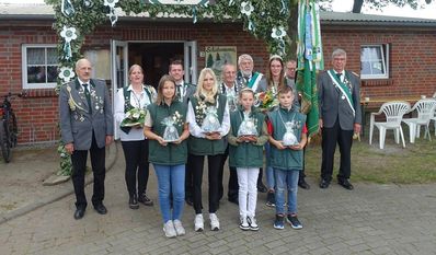Das aktuelle Königshaus freut sich auf ein erfolgreiches Schützenfest.