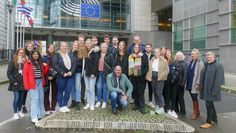 20 Schüler:innen der BBS bekamen ihre Europapässe in Brüssel überreicht. Foto: eb