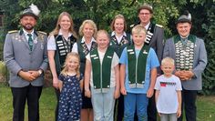 Die aktuellen Würdenträger sind schon jetzt voller Vorfreude auf das anstehende Schützenfest.