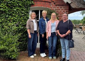 (v. l.) Jutta Wätje, Anja Münsterberg, Elke Näwig und Dörte Garbade bilden das Team der Hamberger Dorfhelferinnenstation.