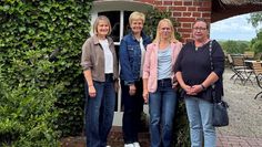 (v. l.) Jutta Wätje, Anja Münsterberg, Elke Näwig und Dörte Garbade bilden das Team der Hamberger Dorfhelferinnenstation.