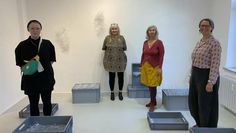 Die Künstlerinnengruppe „material girls“ macht das Material zum Subjekt ihrer Arbeit. Foto: limo