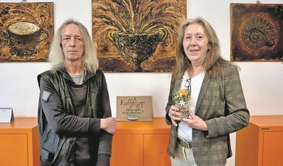 Michael Sander und Waltraud Sommer zeigen ihre Kunstwerke noch bis zum 5. Mai im EIGENART kunstraum in der Bremer Straße.