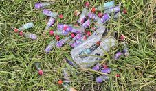 Der Tag danach: Müll und Glasflaschen sind am Ostufer des Vörder Sees zu finden.