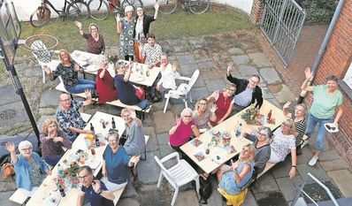 Das Team des ambulanten Hospizdienstes verbrachte zusammen einen schönen Tag.