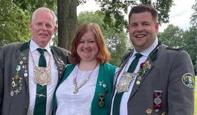 Neben dem vielfältigen Programm wird auch das aktuelle Königshaus noch ein letztes Mal geehrt.