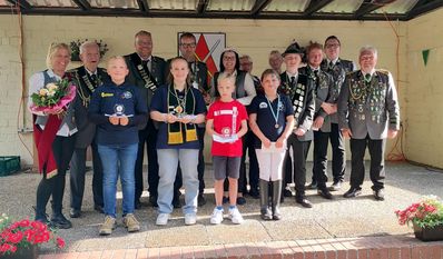 Freuen sich auf das Schützenfest: die amtierenden Majestäten.