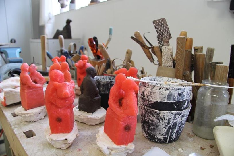 Viele Künstler:innen präsentieren bei den Offenen Ateliers ihre Kunstwerke.