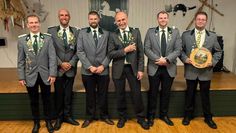 (v. l.): Mark Zittlau (2. Vorsitzender), Nils Glaubke (1. Vorsitzender), Christian von Kneten, Hans-Michael Klein, Mirko Antholz und Mirco Roskamp