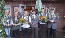 Das noch aktuelle Königshaus freut sich auf ein spannendes und schönes Schützenfest.