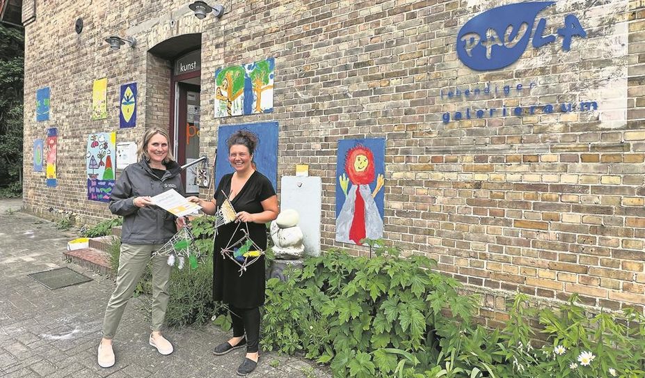 Die Mitarbeiterinnen der Kunstschule setzen sich dafür ein, dass junge Menschen ihrer Kreativität freien Lauf lassen können.