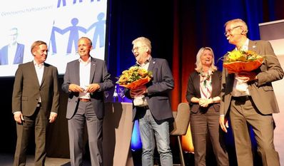 Sind sehr zufrieden: Mario Kiesling, Jan Mackenberg, Wolfgang Rohde, Silke Nehring und Andreas Rolf-Pissarczyk.