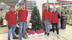 Azubis aus dem habebaumarkt Bremervörde sammeln während der Adventszeit Spenden.