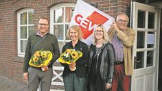 Frank-Michael Embers (v. li.) und Sabine Stahmann-Wruck werden im Vorstand von Christiane Andree (Stellvertreterin) und Günther Justen-Stahl (Vorsitzender) abgelöst.