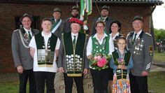 Die amtierende Königsfamilie wird ein letztes Mal beim Schützenfest gefeiert.