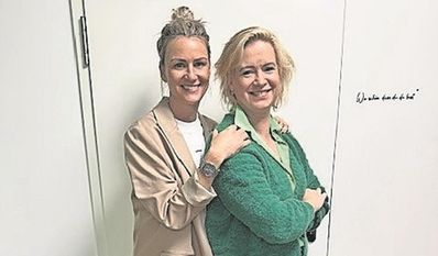 Wendy Admiraal (links) und Sandra Fricke freuen sich über eine rege Teilnahme.