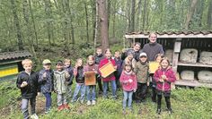 Die Kinder durften beim Imkerverein viel lernen und erleben.