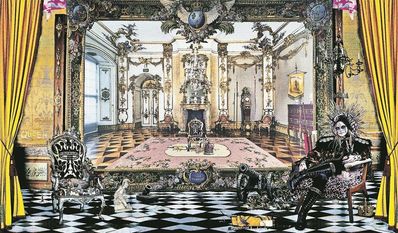 In der Galerie wird ein barockes Bilderpanorama gezeigt, das gleichzeitig eine Geschichtscollage ist.