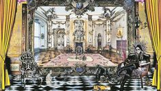 In der Galerie wird ein barockes Bilderpanorama gezeigt, das gleichzeitig eine Geschichtscollage ist.