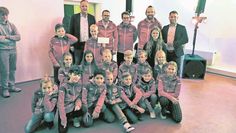 Die Mitglieder der U10 Mannschaft waren sichtlich stolz auf ihre erbrachten Leistungen.