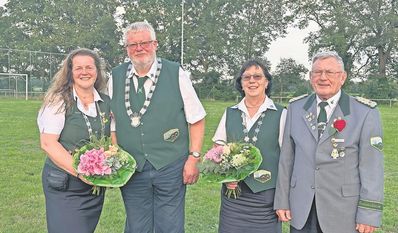 Das Königshaus freut sich auf das Schützenfest 2024.