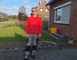 Auch Stefan Böhm ist ein fleißiger Mitarbeiter der Firma Burfeind.