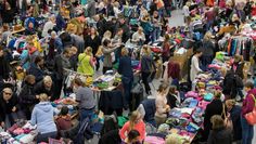 Große Auswahl gibt es beim Kiddies-Markt.