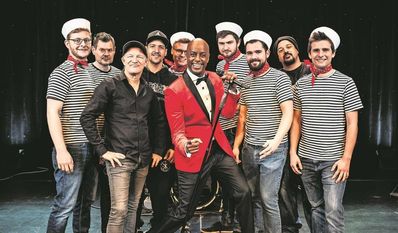 Sorgen für norddeutsche Stimmung: Yared Dibaba und die Schlickrutscher.