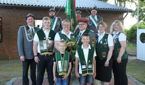 Die Königsfamilie freut sich auf ein hoffentlich erfolgreiches Schützenfest
