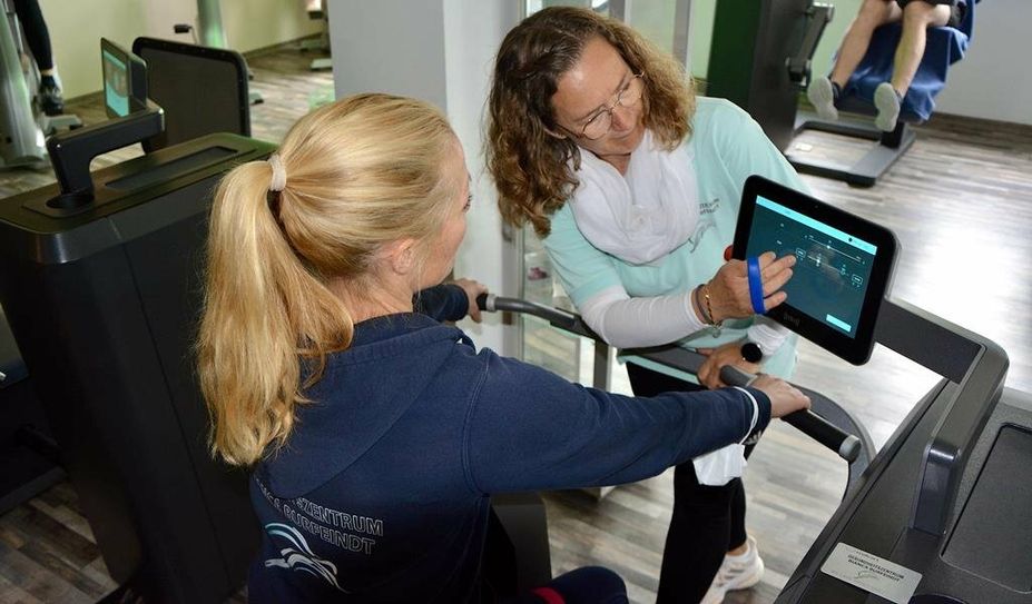 Im Gesundheitszentrum Burfeindt wird nach den neuesten sportwissenschaftlichen und physiotherapeutischen Erkenntnissen trainiert.