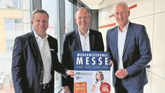 Sind gespannt, wie das neue Konzept ankommt: (v.l.) Thomas Hiller, Jan Mackenberg und Christian Meyer-Hammerström. Foto: limo