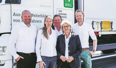 Marcel und Friederike Dammann (v. li.) mit Peter und Ute Dammann sowie Betriebsleiter Marcel Schimkatis blicken stolz auf 75 Jahre Firmengeschichte zurück und optimistisch in die Zukunft.