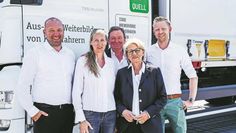 Marcel und Friederike Dammann (v. li.) mit Peter und Ute Dammann sowie Betriebsleiter Marcel Schimkatis blicken stolz auf 75 Jahre Firmengeschichte zurück und optimistisch in die Zukunft.