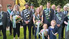 Wünschen allen ein spaßiges und erfolgreiches Schützenfest: die amtierende Königsfamilie.